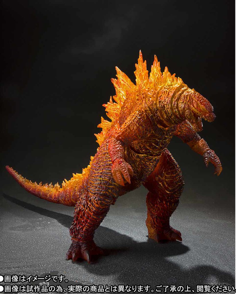 壓倒性力量的燃燒姿態 S H Monsterarts 哥吉拉2 怪獸之王 紅蓮哥吉拉 2019 バーニング ゴジラ 2019 Pb限定 玩具人toy People News