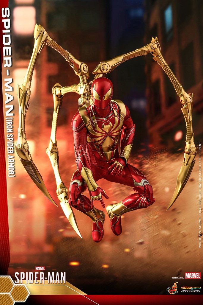 巨大蜘蛛爪臂帥慘！ Hot Toys - VGM38 -《漫威蜘蛛人》蜘蛛人 (鋼鐵蜘蛛裝甲) Spider-Man (Iron Spider Armor) 1/6 比例人偶