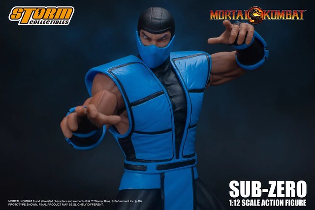 擅長使用冰凍能力的忍者！STORM COLLECTIBLES《真人快打》絕對零度 Sub-Zero（SUB-ZERO - MORTAL KOMBAT ACTION FIGURE）