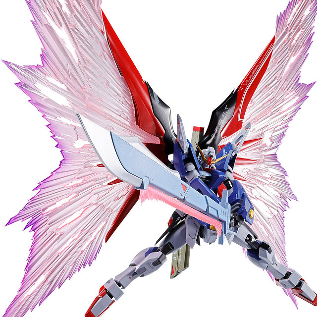 更具魄力的巨劍巨砲！METAL ROBOT魂《機動戰士鋼彈SEED DESTINY》命運鋼彈專用光之翼&特效組（デスティニーガンダム専用光の翼＆エフェクトセット）