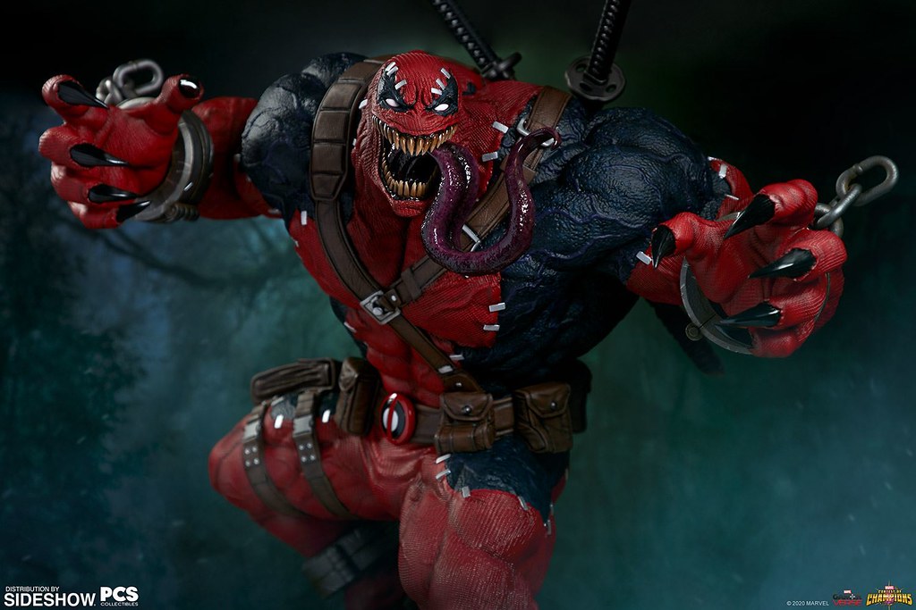 龐然巨物暴亂強襲！ Pop Culture Shock × Sideshow《MARVEL 超級爭霸戰》猛毒侍 Venompool 1/3 比例全身雕像