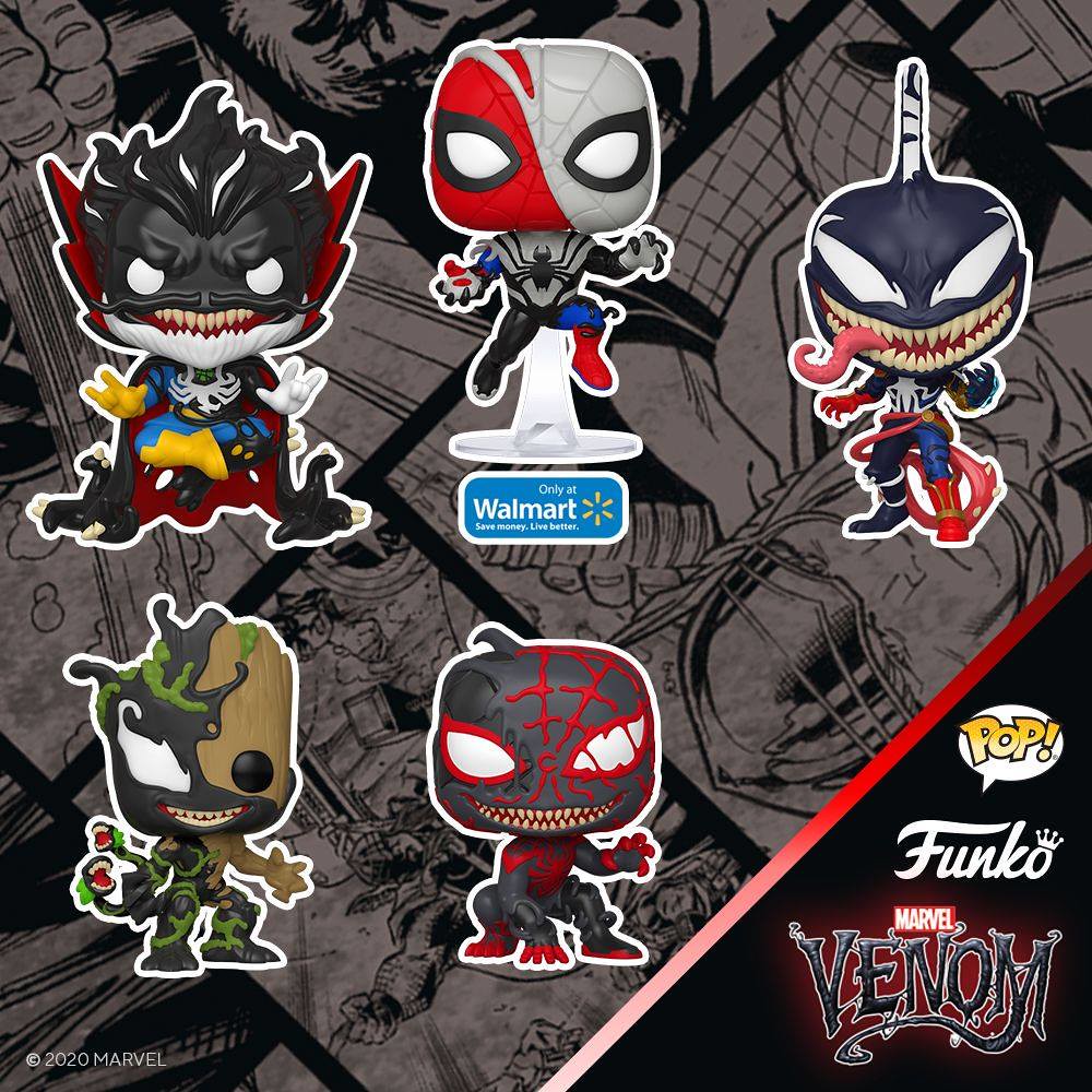 共生體威能全開，更多角色猛毒化參戰！ Funko Pop! Marvel【猛毒系列】Venom Series