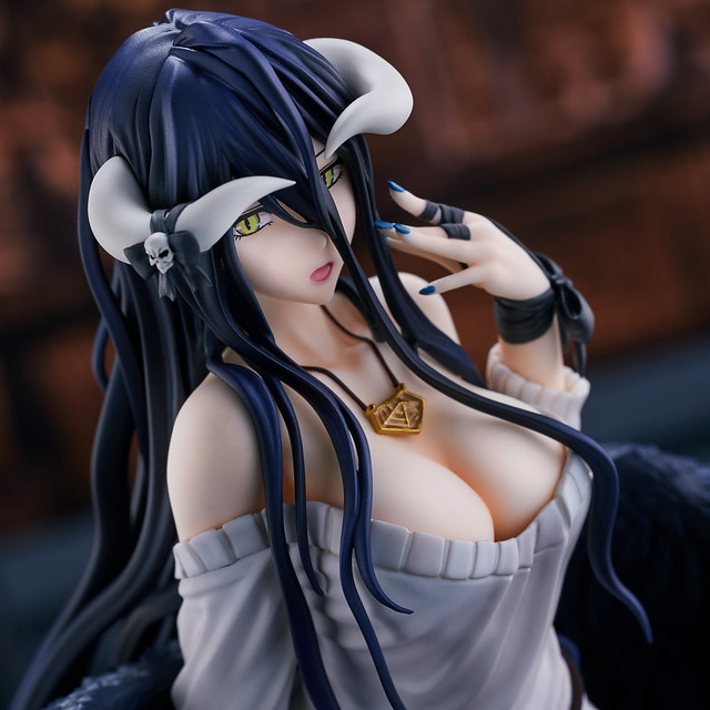 再現原作插畫風格 UNION CREATIVE《OVERLORD》雅兒貝德（アルベド）so-bin ver. 1/6比例模型