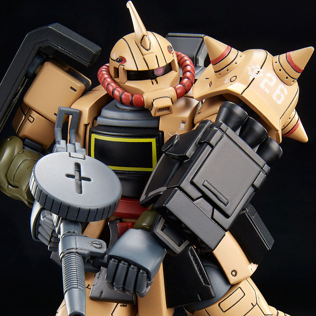 熱帶．沙漠戰規格登場！HG 1/144《機動戰士鋼彈 THE ORIGIN MSD》MS-06D 薩克沙漠型（ザク・デザートタイプ）