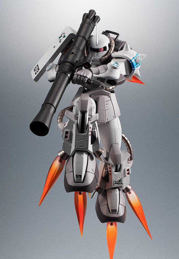 吉翁軍的雪白之蒼狼！ROBOT 魂《機動戰士鋼彈 MSV-R》松永真專用高機動型薩克 II ver. A.N.I.M.E.（MS-06R-1A シン・マツナガ専用高機動型ザクII）