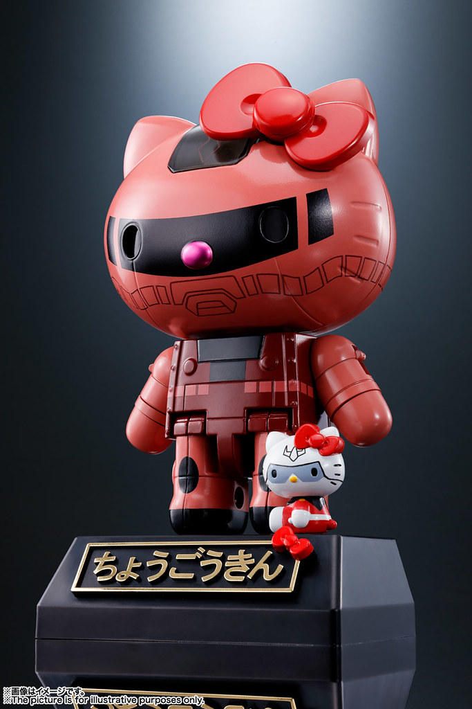 超合金《機動戰士鋼彈》x HELLO KITTY 「RX-78-2 鋼彈、夏亞專用薩克II