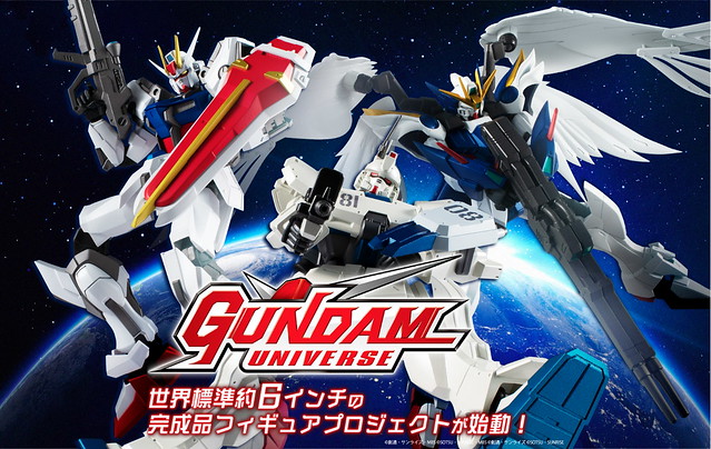 《機動戰士鋼彈》6 吋可動系列『GUNDAM UNIVERSE』第三波：攻擊鋼彈、鋼彈Ez8、飛翼鋼彈零式EW 商品情報公開！