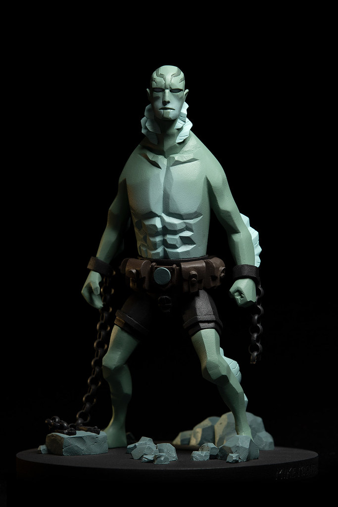 Fariboles Productions Hellboy Characters Artistic Collection 系列【魚人亞伯】Abe Sapien 1/8 比例全身雕像