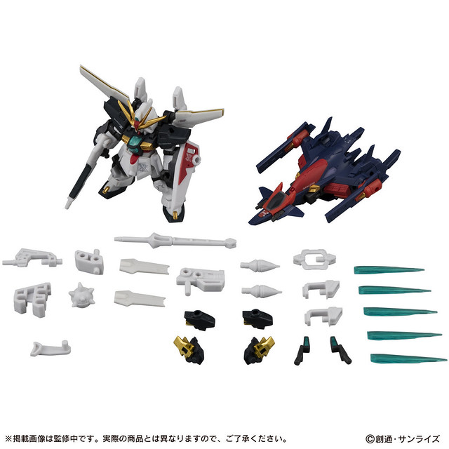 MOBILE SUIT ENSEMBLE《機動新世紀鋼彈X》EX18 鋼彈DX＆G獵鷹