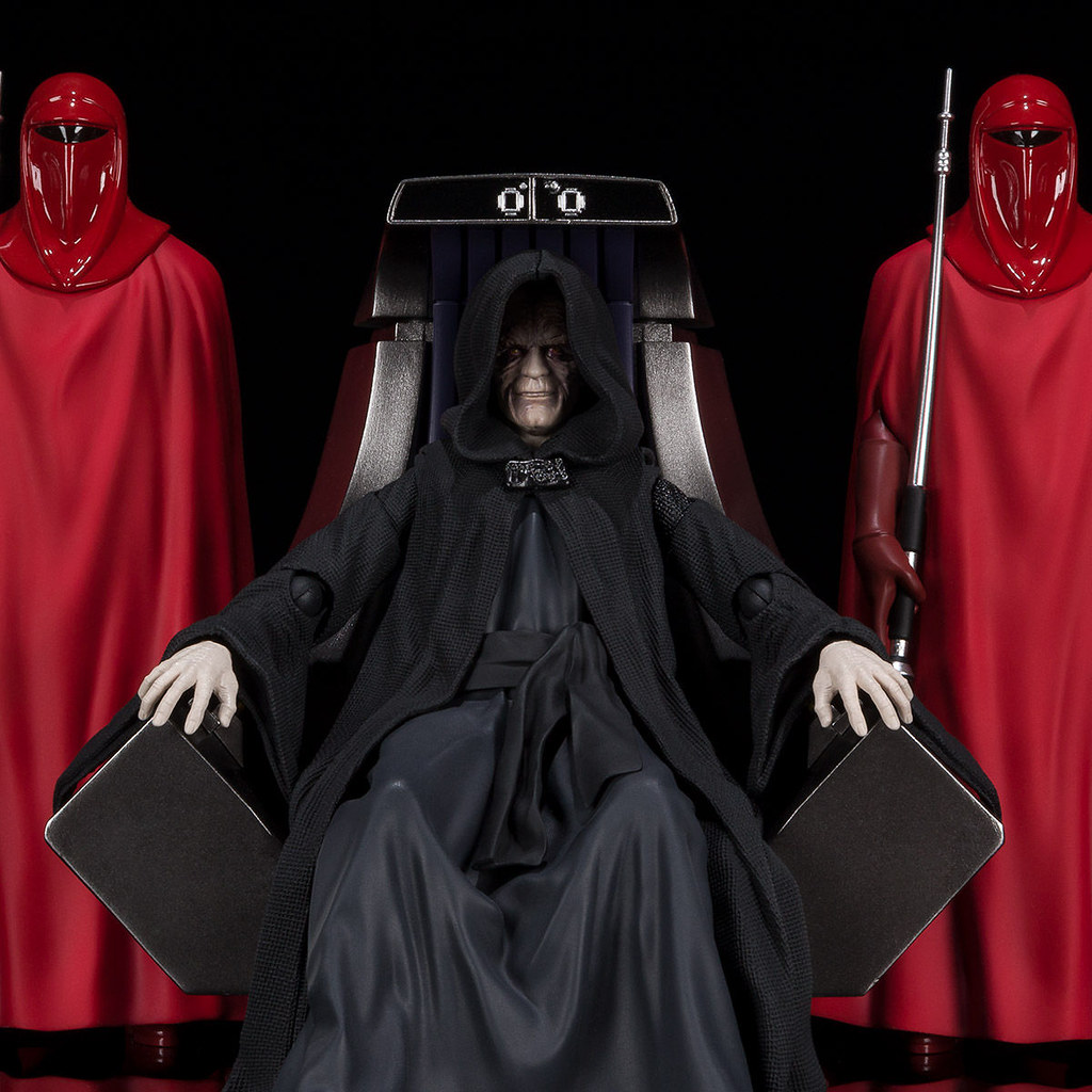 與帝王身份相稱的豪華規格！ S.H.Figuarts《星際大戰六部曲：絕地大反攻》白卜庭皇帝-死星二號王座室套組 パルパティーン皇帝-Death Star II Throne Room Set-（STAR WARS: Return of the Jedi）【魂商店】