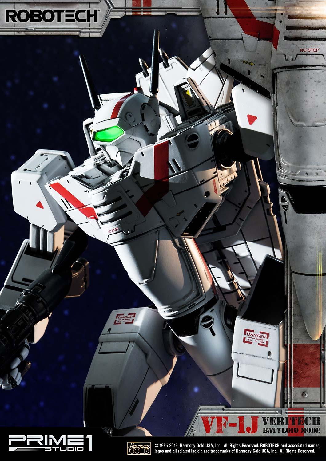 還記得那愛的歌聲嗎？Prime 1 Studio《超時空要塞》Premium Masterline 女武神 VF-1J 小隊長機 戰鬥人形型態雕像（VF-1J Officer's Veritech Battloid Mode）