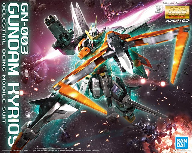 主天使，開始介入行動。MG 1/100《機動戰士鋼彈00》GN-003 主天使鋼彈（ガンダムキュリオス）