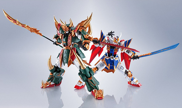 L ROBOT魂リアルタイプ　BB戦士三国伝　風雲豪傑編　3体セット ガンダム BB戦士 三国伝 風雲豪傑編」劉備ガンダム、“リアル