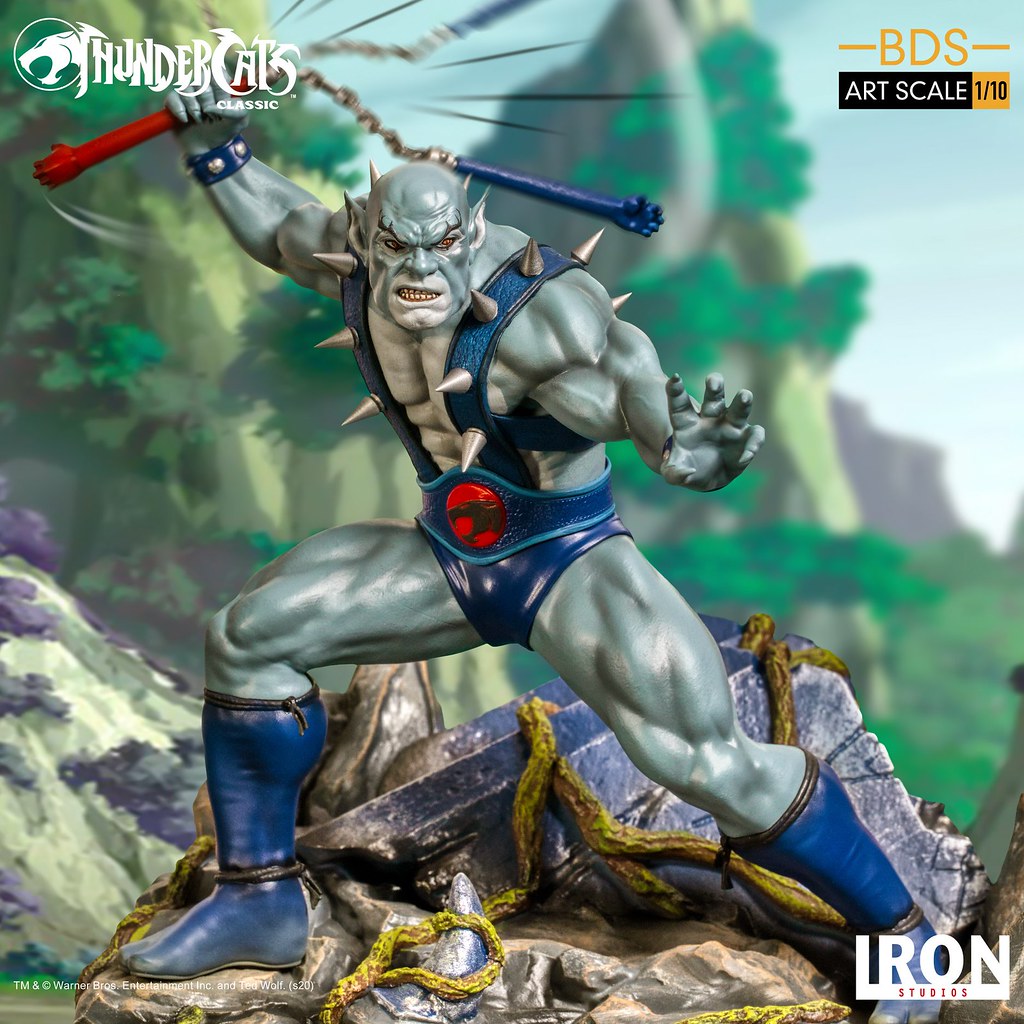 最兇猛的猛貓！ Iron Studios Battle Diorama 系列《霹靂貓》猛貓 Panthro 1/10 比例全身雕像