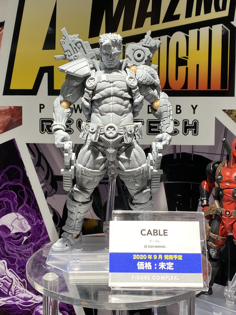 【WF2020冬】海洋堂 Amazing Yamaguchi 系列 MARVEL「機堡(Cable)」原型 ＆《我英》「綠谷出久 (緑谷出久)」、「歐爾麥特(オールマイト)」試作品公開！