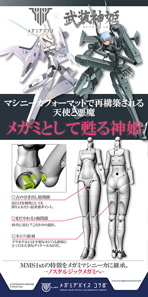 【WF2020冬】壽屋（KOTOBUKIYA）新品展示 組裝模型篇：『創彩少女庭園』、『ARCA NADEA』兩款新系列美少女組裝模型發表！