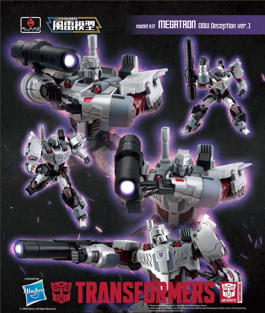 Flame Toys Fural Model 系列 變形金剛【密卡登 IDW 狂派 ver.】Megatron IDW Decepticon ver. Model Kit 組裝模型