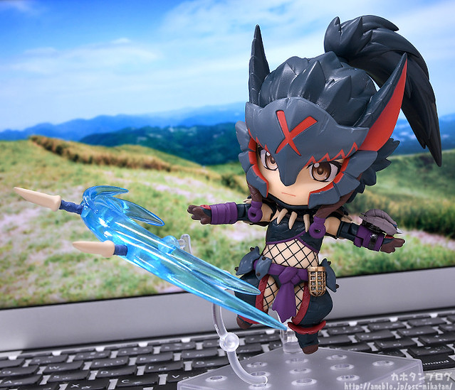 藏於闇夜，如疾風般奔馳之人！黏土人《魔物獵人世界：ICEBORNE》獵人♀ 迅龍α DX Ver.（ねんどろいど ハンター♀ ナルガα DX Ver.）