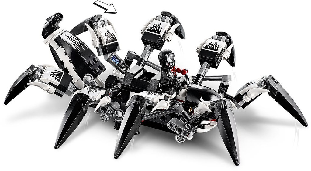 全新的「鋼鐵猛毒」人偶登場！ LEGO 76163 漫威超級英雄系列【猛毒爬行機】Venom Crawler