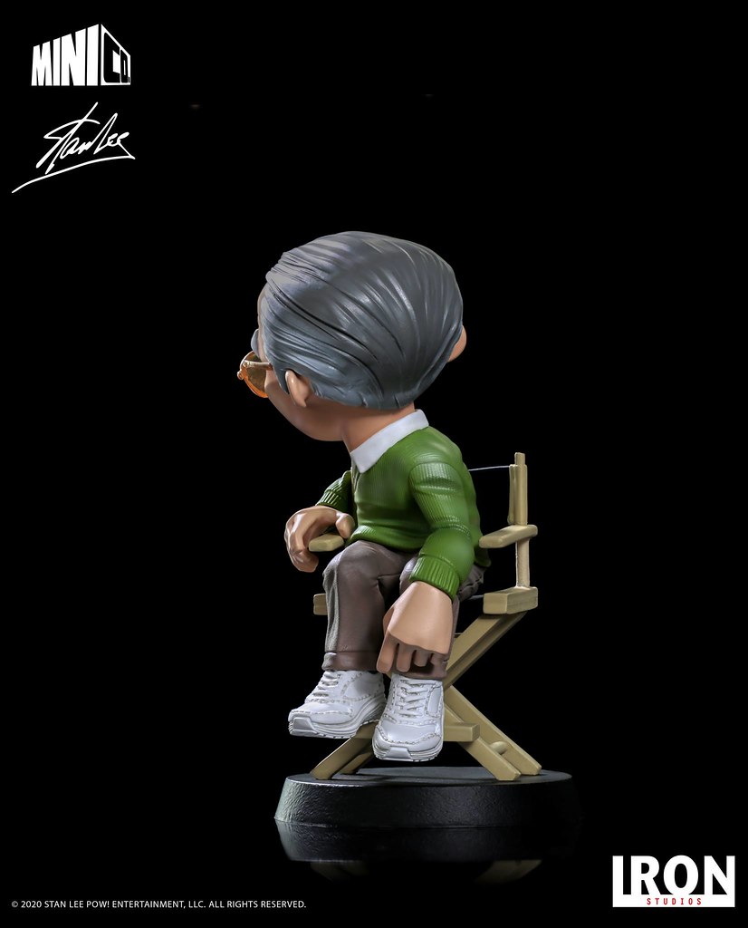 導演椅上的漫威之父Q版立體化! Iron Studios Minico 系列【史丹·李】Stan Lee 全身雕像