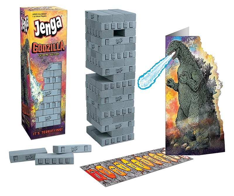 怪獸之王闖入桌遊戰場!! Usaopoly × 東寶《哥吉拉》主題地產大亨&疊疊樂 MONOPOLY®: Godzilla & JENGA®: Godzilla Extreme Edition