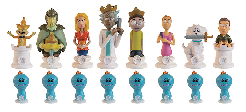 來場跨次元的宇宙爭霸戰吧！ Usaopoly × Adult Swim《瑞克與莫蒂》主題西洋棋組 Rick and Morty™ Collector’s Chess Set