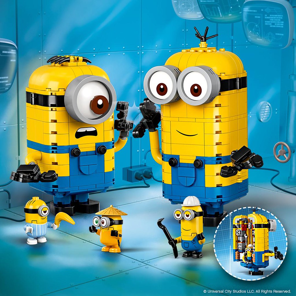 巴巴巴～巴巴那那～！ LEGO 75546、75547、75549～75551《小小兵2：格魯的崛起》Minions: The Rise of Gru 多款盒組發表