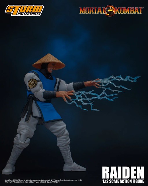 掌管雷電之力的神！STORM COLLECTIBLES《真人快打》雷電（RAIDEN - MORTAL KOMBAT ACTION FIGURE）