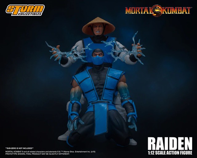 掌管雷電之力的神！STORM COLLECTIBLES《真人快打》雷電（RAIDEN - MORTAL KOMBAT ACTION FIGURE）