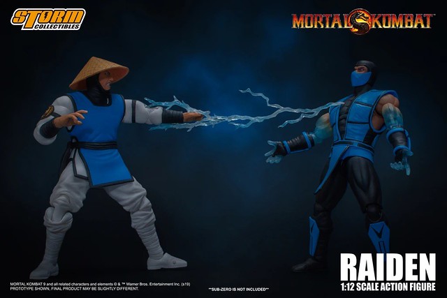 掌管雷電之力的神！STORM COLLECTIBLES《真人快打》雷電（RAIDEN - MORTAL KOMBAT ACTION FIGURE）