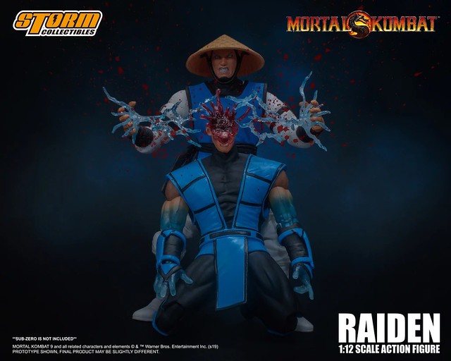 掌管雷電之力的神！STORM COLLECTIBLES《真人快打》雷電（RAIDEN - MORTAL KOMBAT ACTION FIGURE）