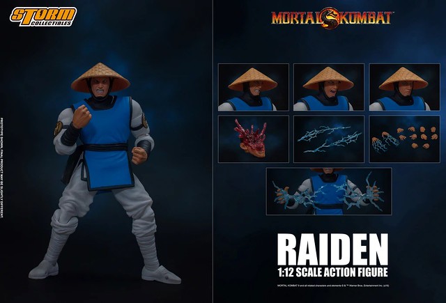 掌管雷電之力的神！STORM COLLECTIBLES《真人快打》雷電（RAIDEN - MORTAL KOMBAT ACTION FIGURE）
