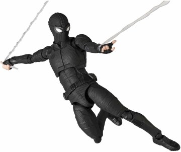 豪華的四頭雕陣容！ MAFEX《蜘蛛人：離家日》蜘蛛人 潛行戰衣 マフェックス No.125 MAFEX SPIDER-MAN Stealth Suit