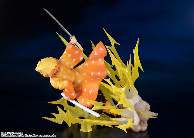 躍動的「霹靂一閃」衝刺瞬間！Figuarts ZERO《鬼滅之刃》我妻善逸 -雷之呼吸- PVC塗裝完成品