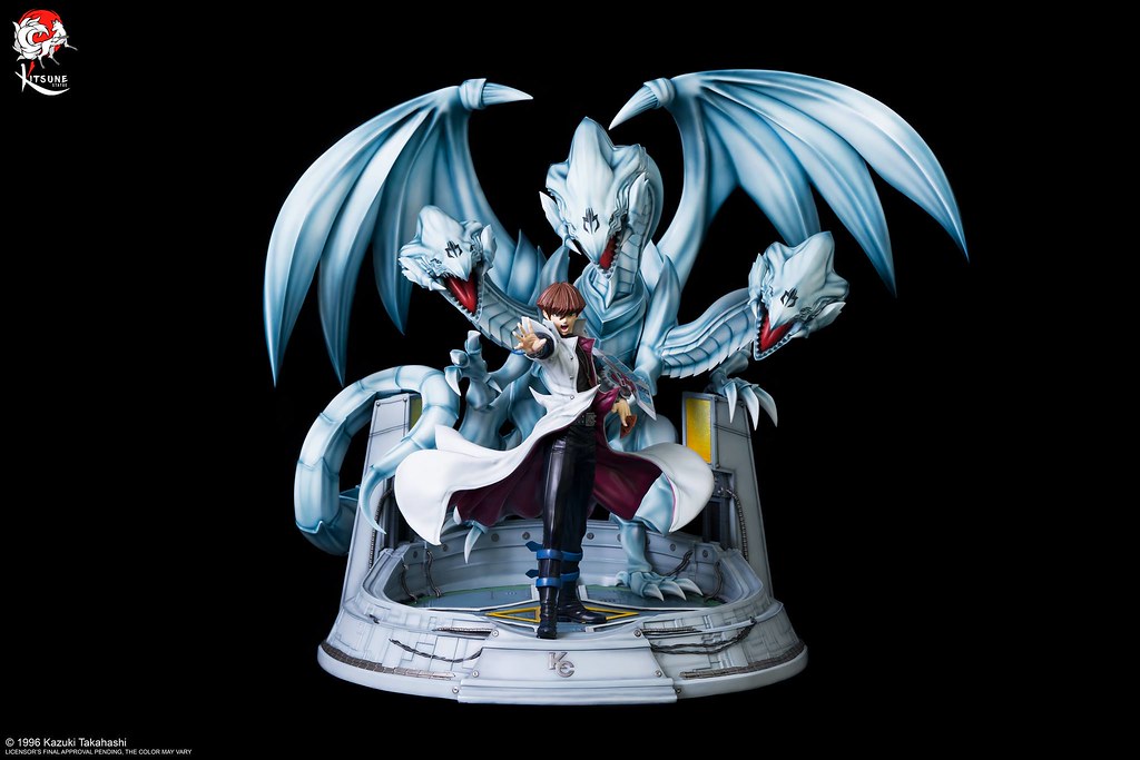 強韌☆無敵☆最強！Kitsune Statue《遊戲王》海馬瀨人&amp;青眼究極龍 1/7比例雕像（Yu-Gi-Oh! - KAIBA ET L'ULTIME DRAGON BLANC AUX YEUX BLEUS）