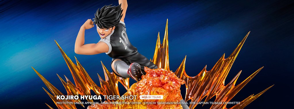 踢球殺人鼻祖!Tsume-Art HQS系列《足球小將翼》日向小次郎:猛虎射球 1/6比例 全身雕像作品(Kojiro Hyuga : Tiger Shot)
