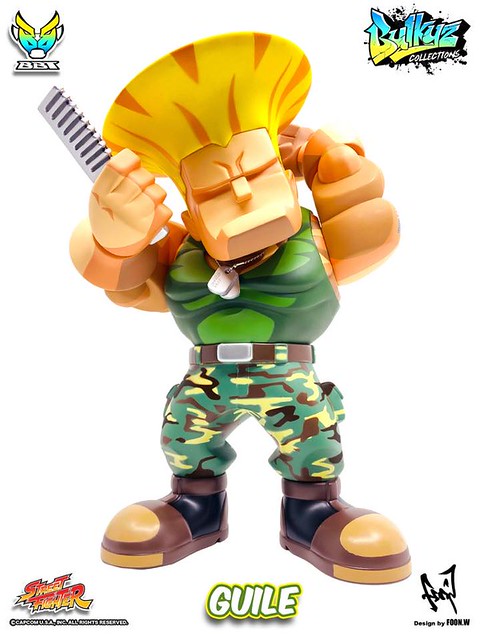 髮型很重要！BigBoyToys Bulkyz Collection 系列《快打旋風》凱爾（Street Fighter Guile）