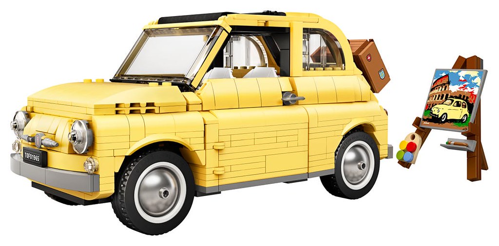 小巧精緻的古典義式浪漫～ LEGO 10271 Creator 系列「飛雅特 500」(Fiat 500) 優美上路！
