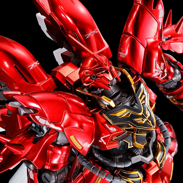 綻放沉穩厚重的紅光！RG 1/144《機動戰士鋼彈UC》新安州[特殊鍍膜版]｜シナンジュ［スペシャルコーティング］【PB限定】