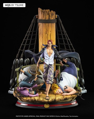 散發強烈的霸王色霸氣！Tsume-Art HQS系列《航海王 ONE PIECE》「紅髮傑克」1/7 比例場景雕像（Shanks）