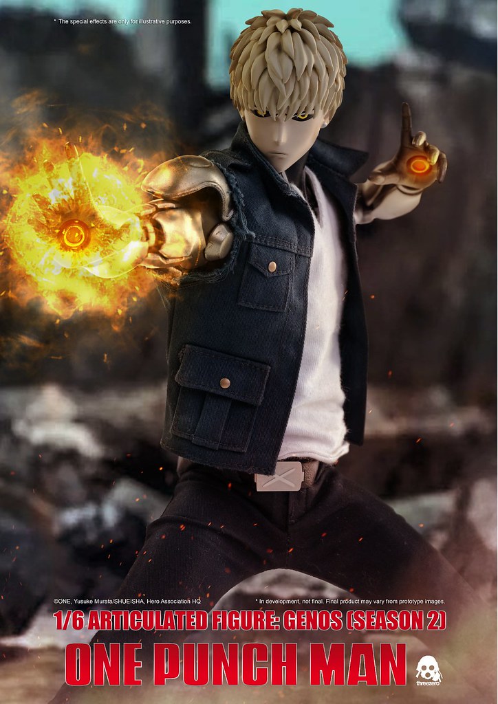 魔鬼生化人參戰！！ threezero《一拳超人》傑諾斯 (第二季) Genos (Season 2) 1/6 比例人偶 標準版/豪華版