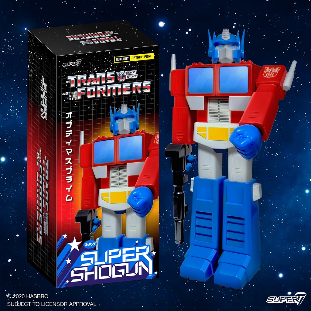 可以使出「噴射左拳」～！ Super7 Super Shogun 系列《變形金剛》柯博文 Transformers Optimus Prime 24 吋人偶巨大登場！