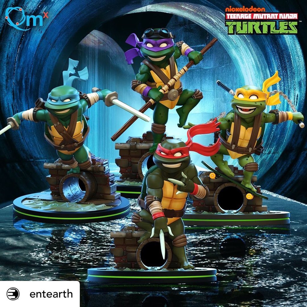 Quantum Mechanix Q-Fig 系列《忍者龜》忍者龜四兄弟 參戰！ Teenage Mutant Ninja Turtles Q-Fig
