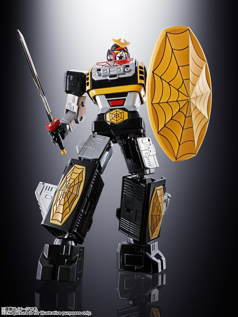 附上 1：1 比例的變身手環！！ 超合金魂 GX-33R《蜘蛛人 (東映)》獵豹金剛＆宇宙戰鬥艦 Marveller 召喚套組 レオパルドン＆マーベラー召喚セット