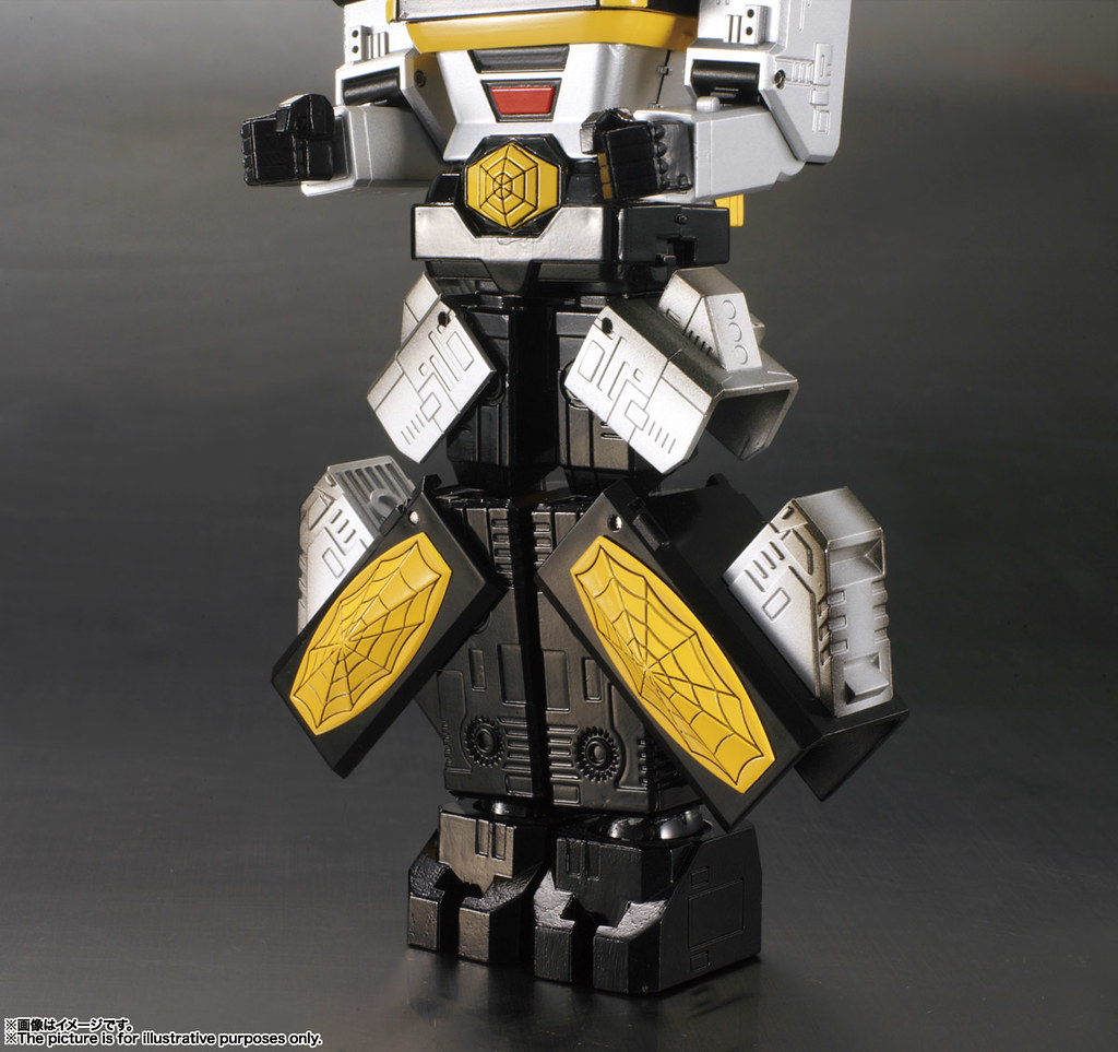 附上 1：1 比例的變身手環！！ 超合金魂 GX-33R《蜘蛛人 (東映)》獵豹金剛＆宇宙戰鬥艦 Marveller 召喚套組 レオパルドン＆マーベラー召喚セット