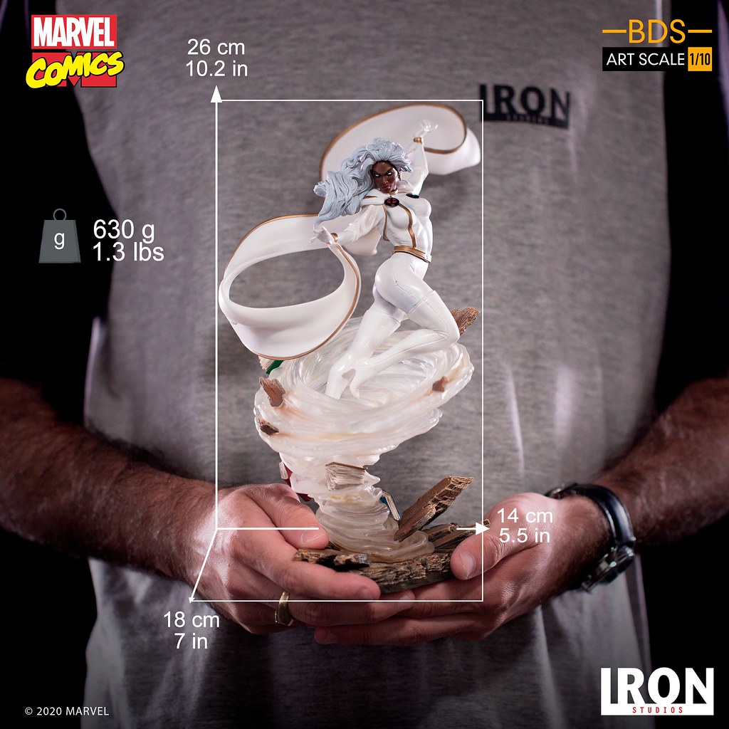 Iron Studios Battle Diorama 系列 Marvel Comics【暴風女】Storm 1/10 比例全身雕像