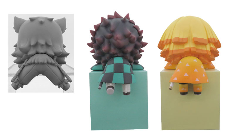 萌萌桌緣子又來啦～FuRyu《鬼滅之刃》桌緣子第二彈：竈門炭治郎 / 我妻善逸 / 嘴平伊之助 （ひっかけフィギュア）