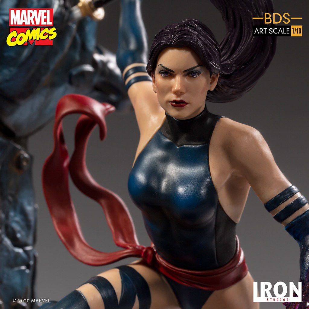 Iron Studios Battle Diorama 系列 Marvel Comics【靈蝶】Psylocke 1/10 比例全身雕像