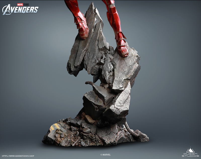 Queen Studios《復仇者聯盟》鋼鐵人馬克7（Iron Man Mark 7）1/4 比例全身雕像