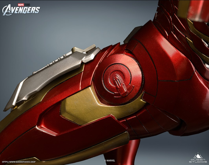 Queen Studios《復仇者聯盟》鋼鐵人馬克7（Iron Man Mark 7）1/4 比例全身雕像